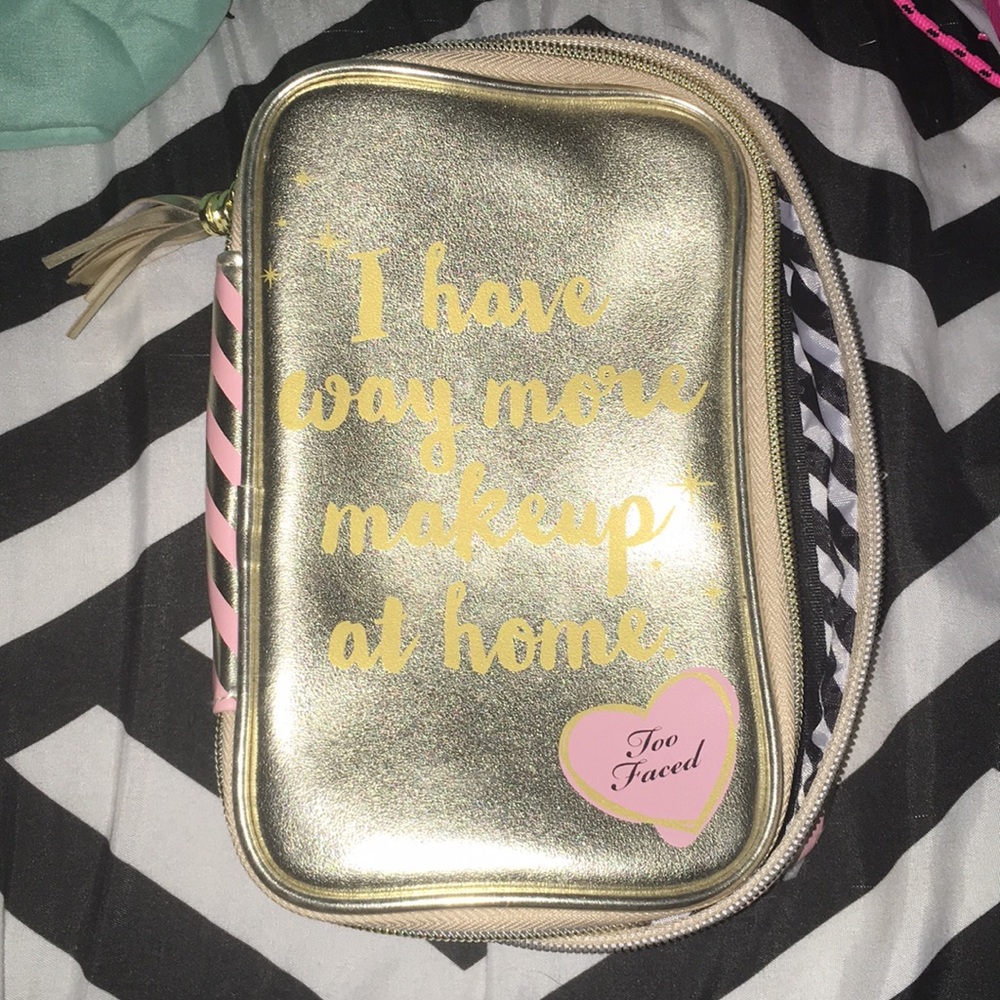 Too faced makeup bag